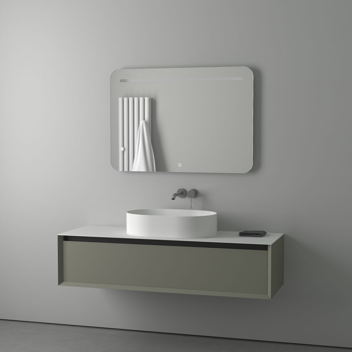 BY 2447 Зеркало со встроенным LED-светильником 8,5 W EVOFORM Ledline - Вид №2