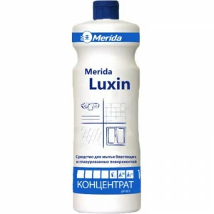 NMU101 LUXIN PLUS универсальное средство для мытья глянцевых и глазурованных поверхностей, флакон 1 л Merida