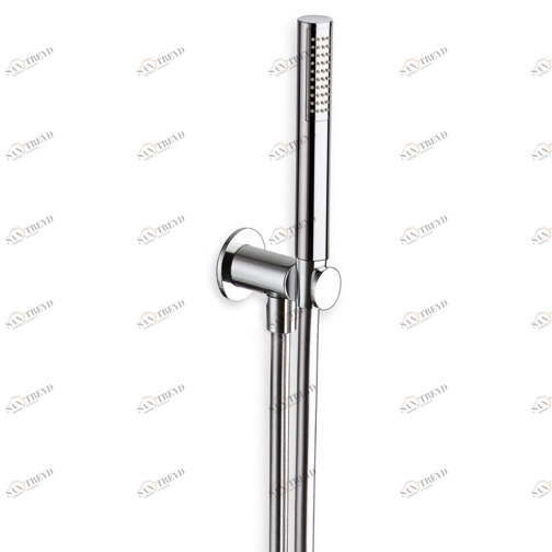 CRIPD475 Держатель для ручного душа с розеткой, ручной душ из АБС-пластика и гибкий шланг LONG LIFE Cristina Rubinetterie 