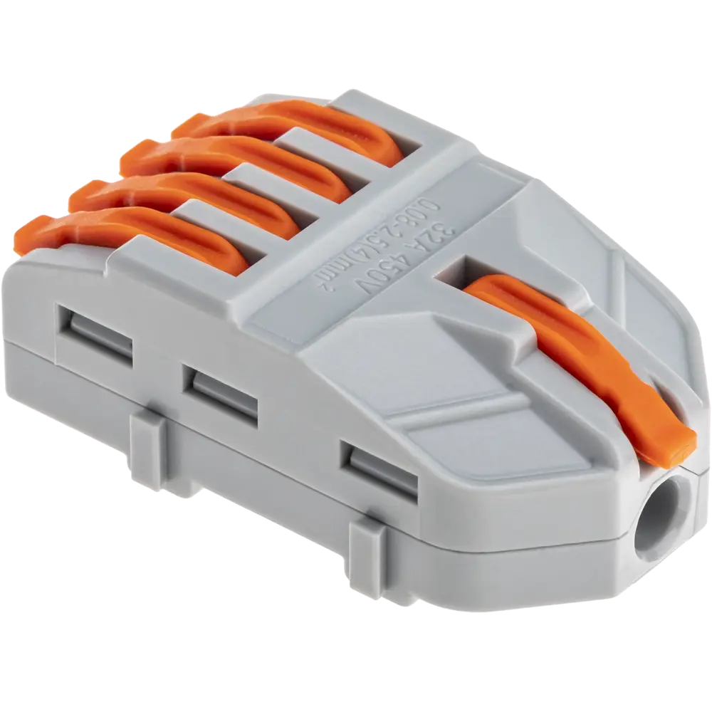 87887425 Клемма разветвительная Duwi 26666 5-проводная 4 мм 4 шт. STLM-1104310  - Вид №1