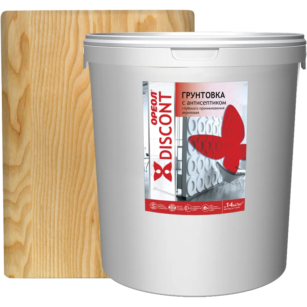 Грунтовка универсальная Ореол Discont с антисептиком 30 кг STLM-2105459