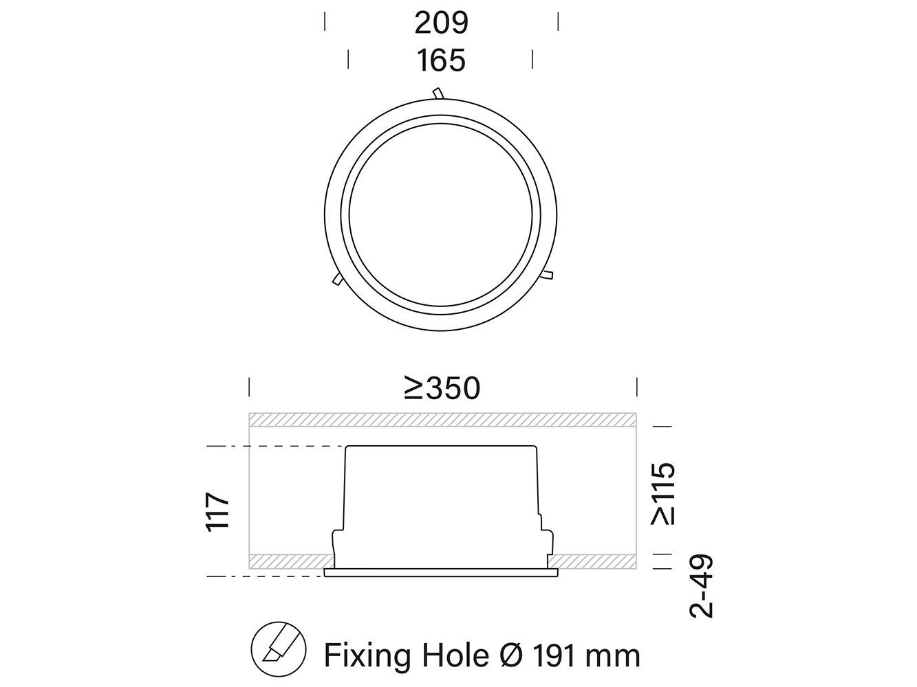 Утопленный алюминиевый светодиодный наружный прожектор Platek Aster ARCH-00033649 - Вид №4