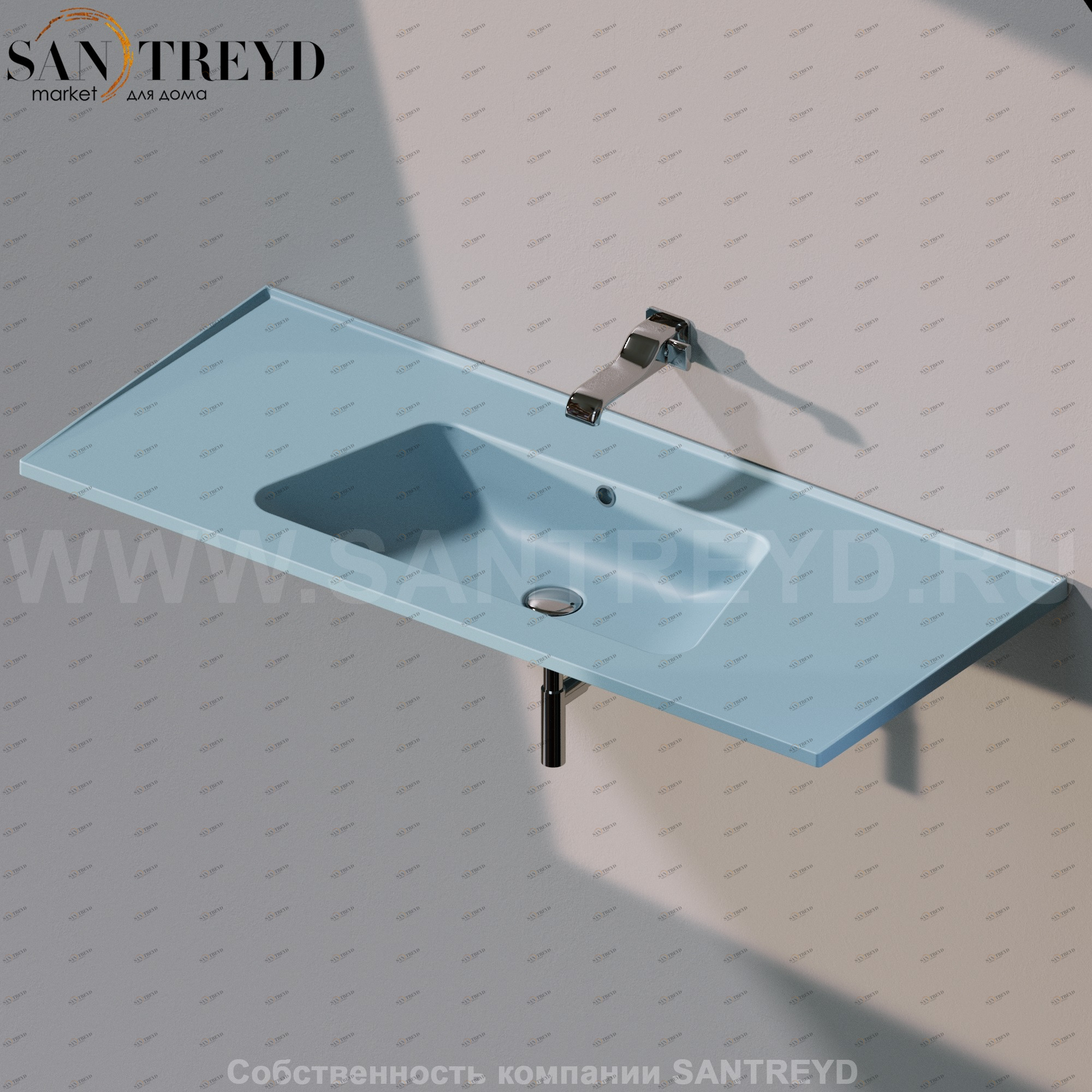 BM120L5014 Подвесная раковина настенная прямоугольная Ceramica Flaminia Bloom