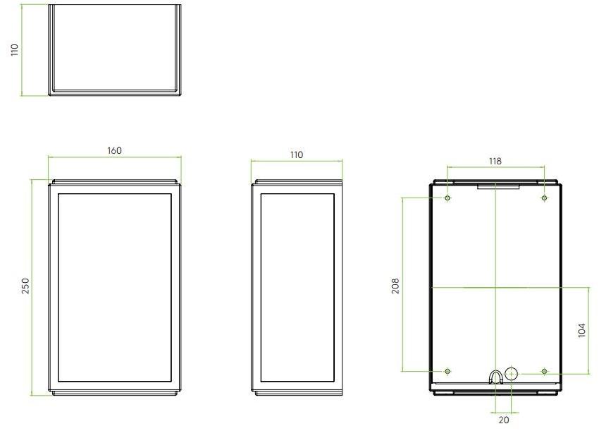 Astro Lighting Бра для наружного освещения из нержавеющей стали и стекла Homefield sun-id-1355070 - Вид №4
