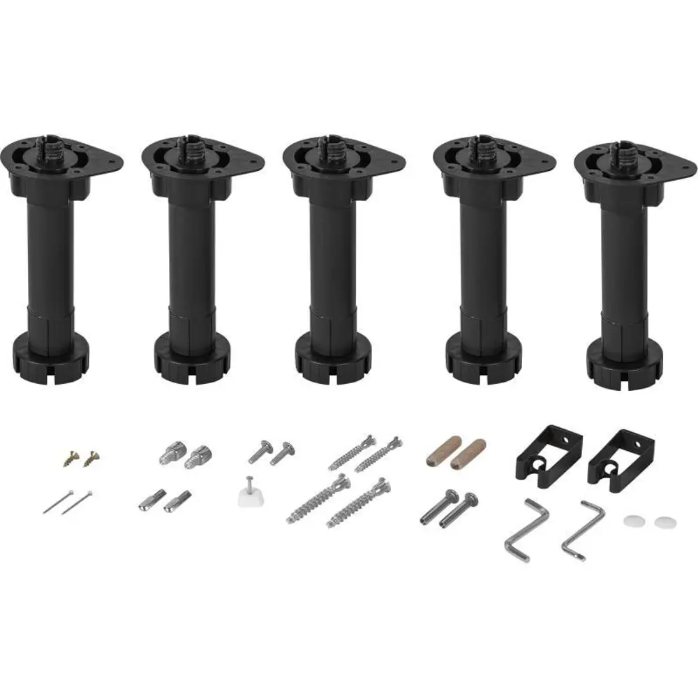 Каркас напольный угловой 100x70x56 см, ЛДСП, цвет белый DELINIA STLM-2060288 - Вид №3