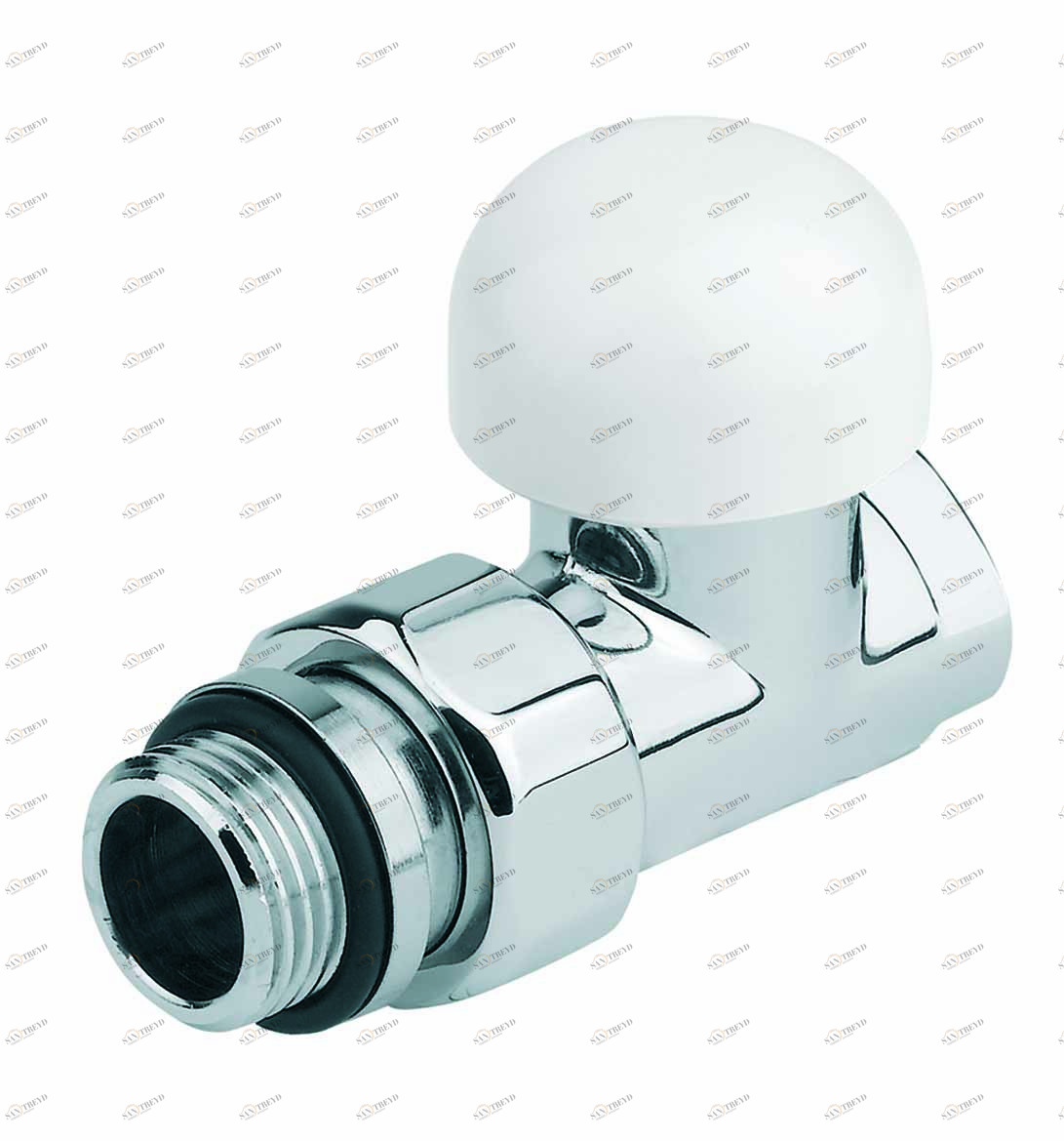 Carlo Poletti V151710M Клапан термостатический угловой с подключением для стальной трубы 