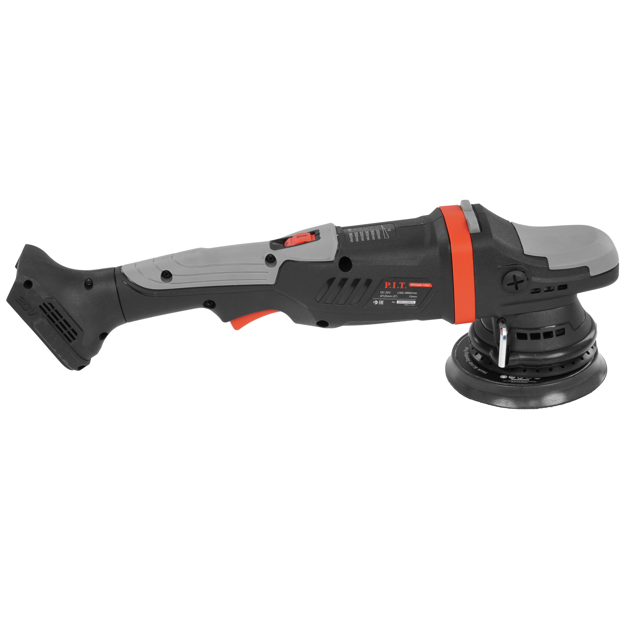 Полировальная машина P.I.T. PPO20H-125A OnePower 20V  , Без ЗУ, Без АКБ 9227327 PIT STDN-0025213 - Вид №3