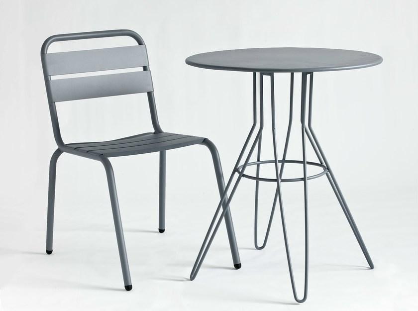 iSimar Штабелируемый садовый стул из алюминия Barceloneta 8005 / 8053 - Вид №1