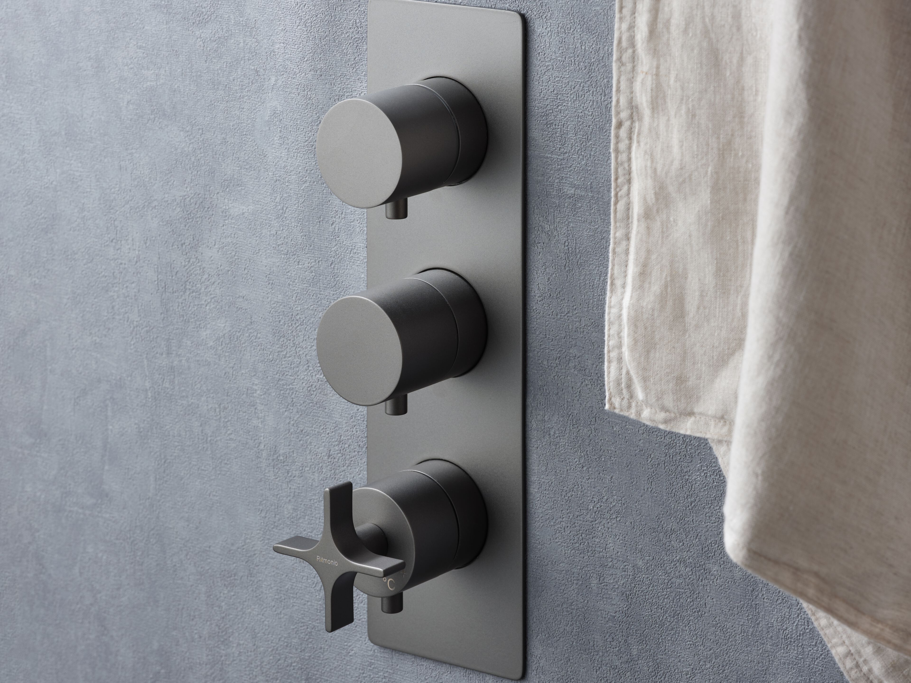 Термостатический смеситель для душа Ritmonio Diametro35 Cross ARCH-00147218 - Вид №1