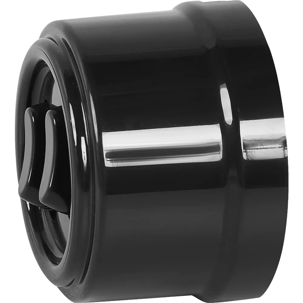 Выключатель двухклавишный Electraline в глянцевом коричневом исполнении 84229197 Лофт STLM-0047231 - Вид №5