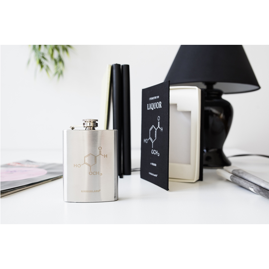 BA24 Фляга Учебник по химии, 100 мл Kikkerland  - Вид №8