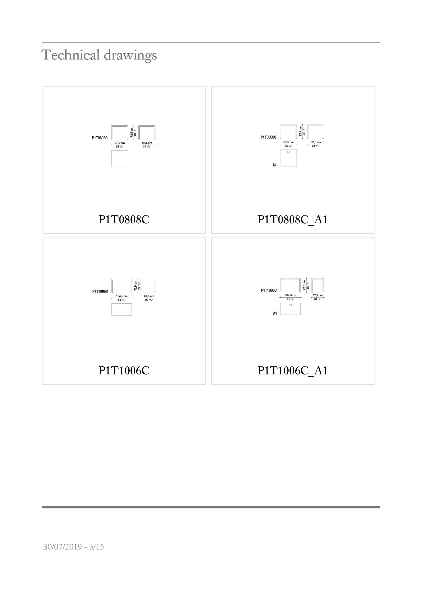 Прямоугольный рабочий стол B&B Italia Project проект 1 ARCH-00076606 - Вид №11