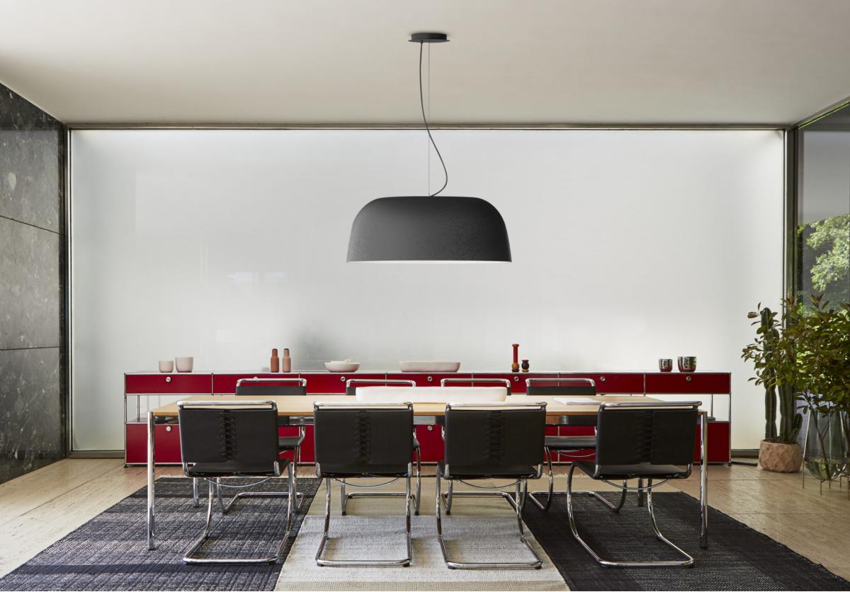 088592 Люстра 65.45 серая Marset Djembe 