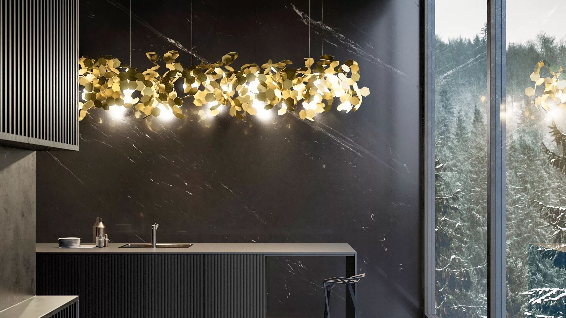 Металлический подвесной светильник ZAVA ARCH-00049742 - Вид №2