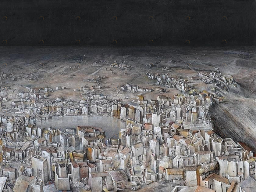 MOMENTI Авторский художественный принт Crazy home paintings Cr-002