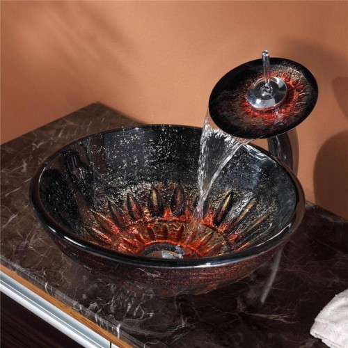 C-GV681-19mm-KGW1700 Накладная раковина на столешницу  прямоугольная Krausru 