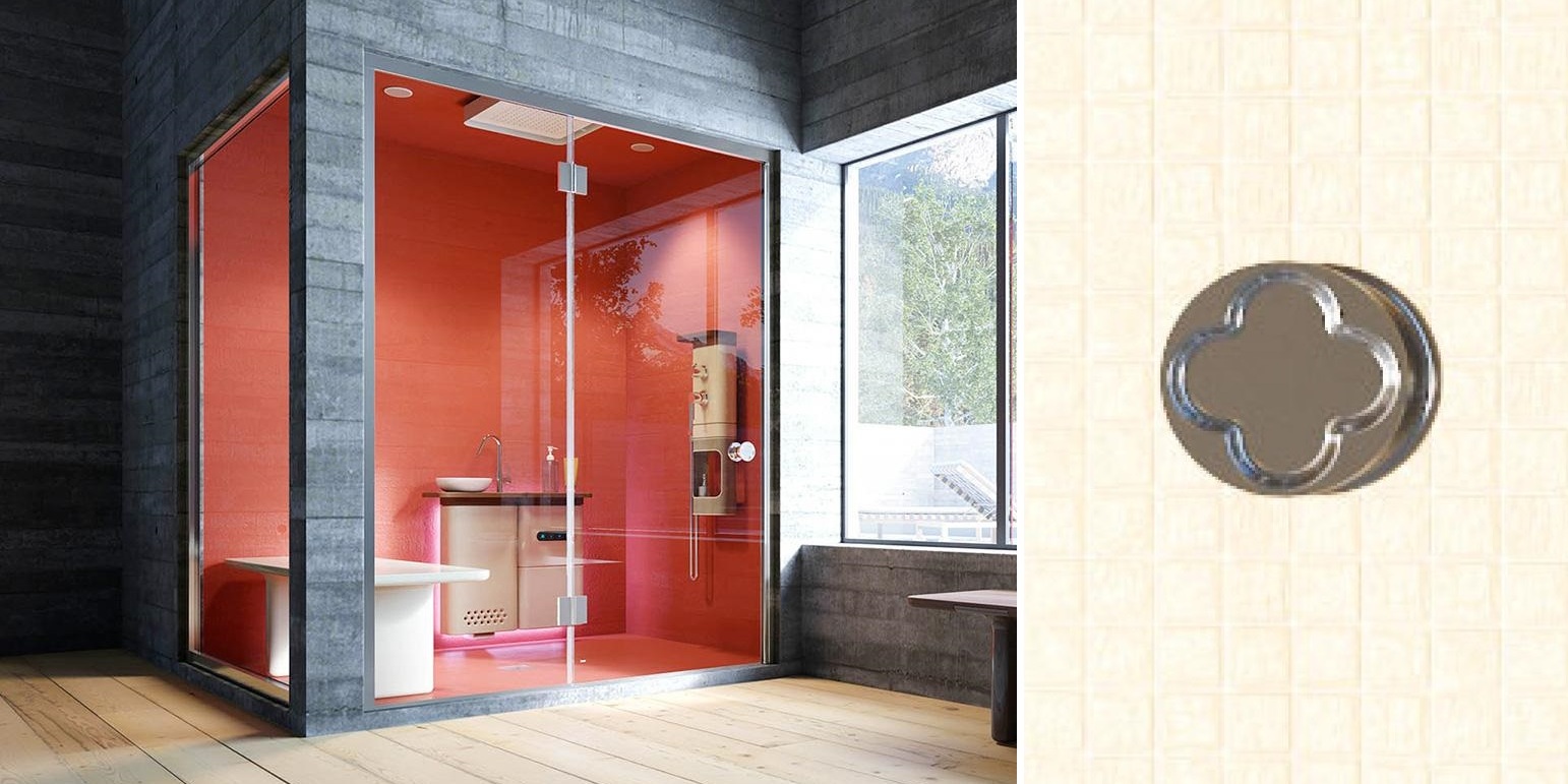 Дверь для хамама Ananda 14 Glass1989 Двери и окна для хамама Ananda GCF0002T50R - Вид №1