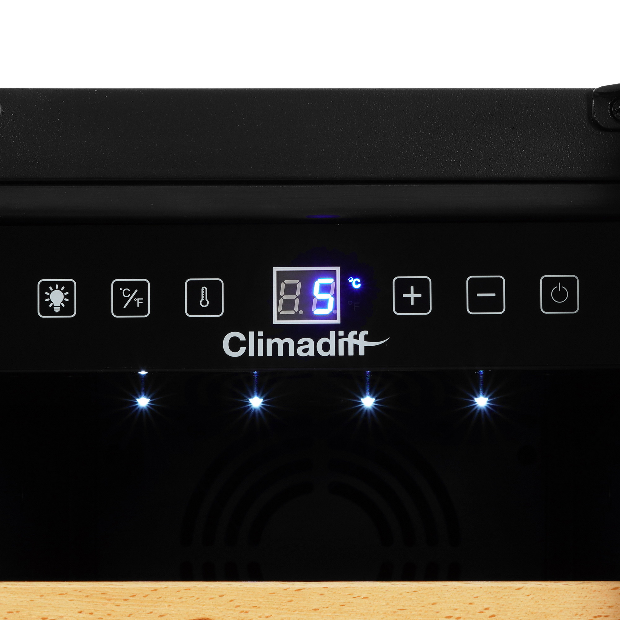 9988983 Винный шкаф Climadiff CBU18S2B черный STDN-0007506 - Вид №4