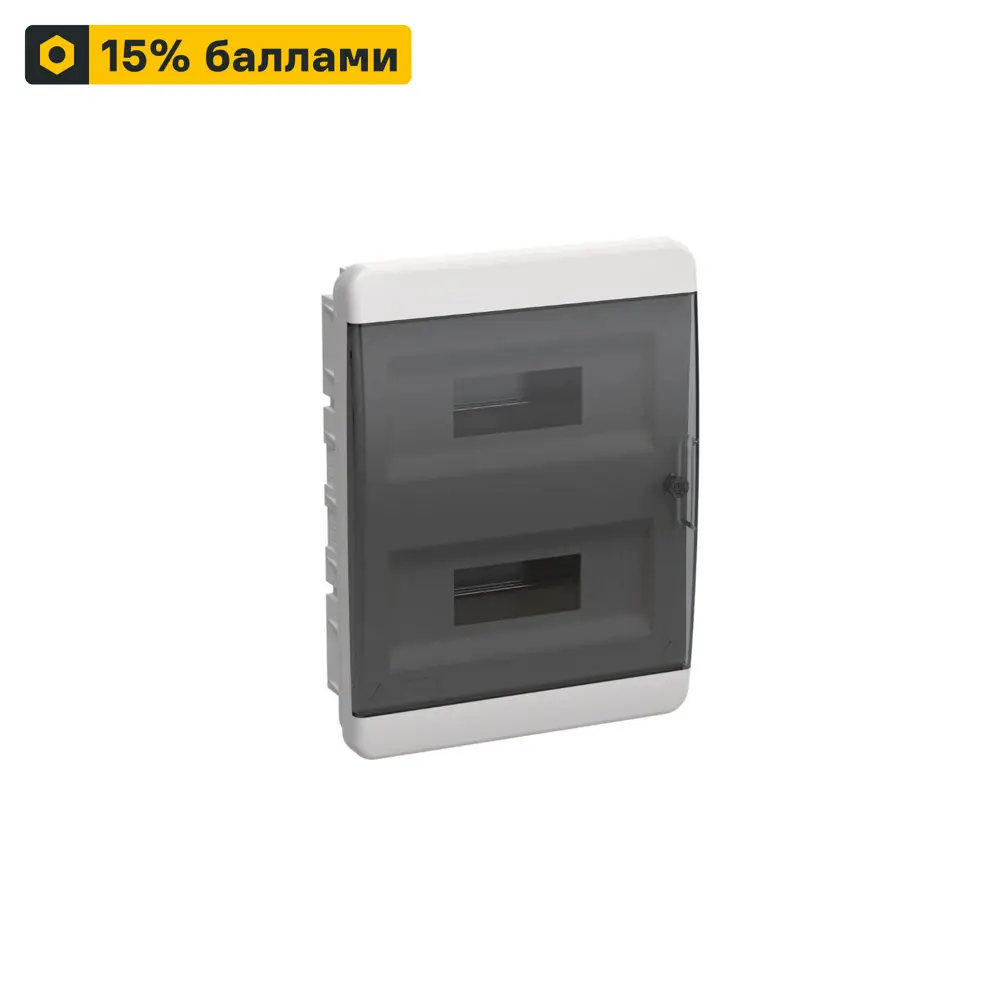 Распределительный щит IEK встраиваемый на 24 модуля с защитой IP41 89370936 STLM-1428620