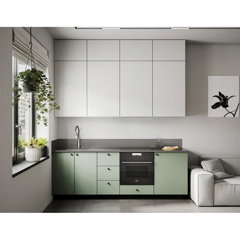 Фасад кухонный DELINIA ID София белый матовый 32.9×102.1 см 82010122 STLM-0876627 - Вид №4