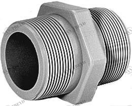 SANIT 615395 Ниппель, АБС, с конической наружной резьбой BSP 