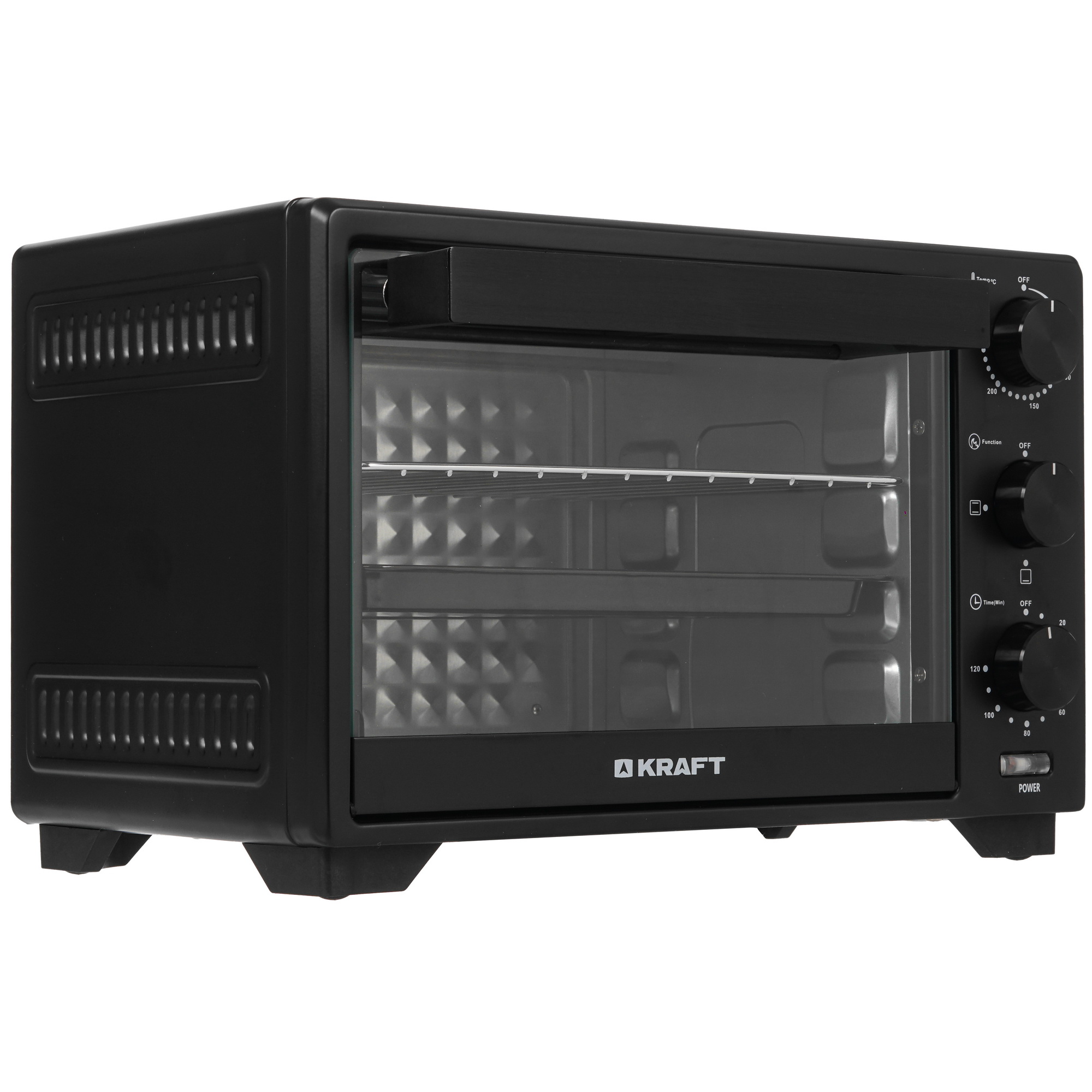9080959 Мини-печь Kraft KFC-MO 200 HBL черный STDN-0106020 - Вид №1