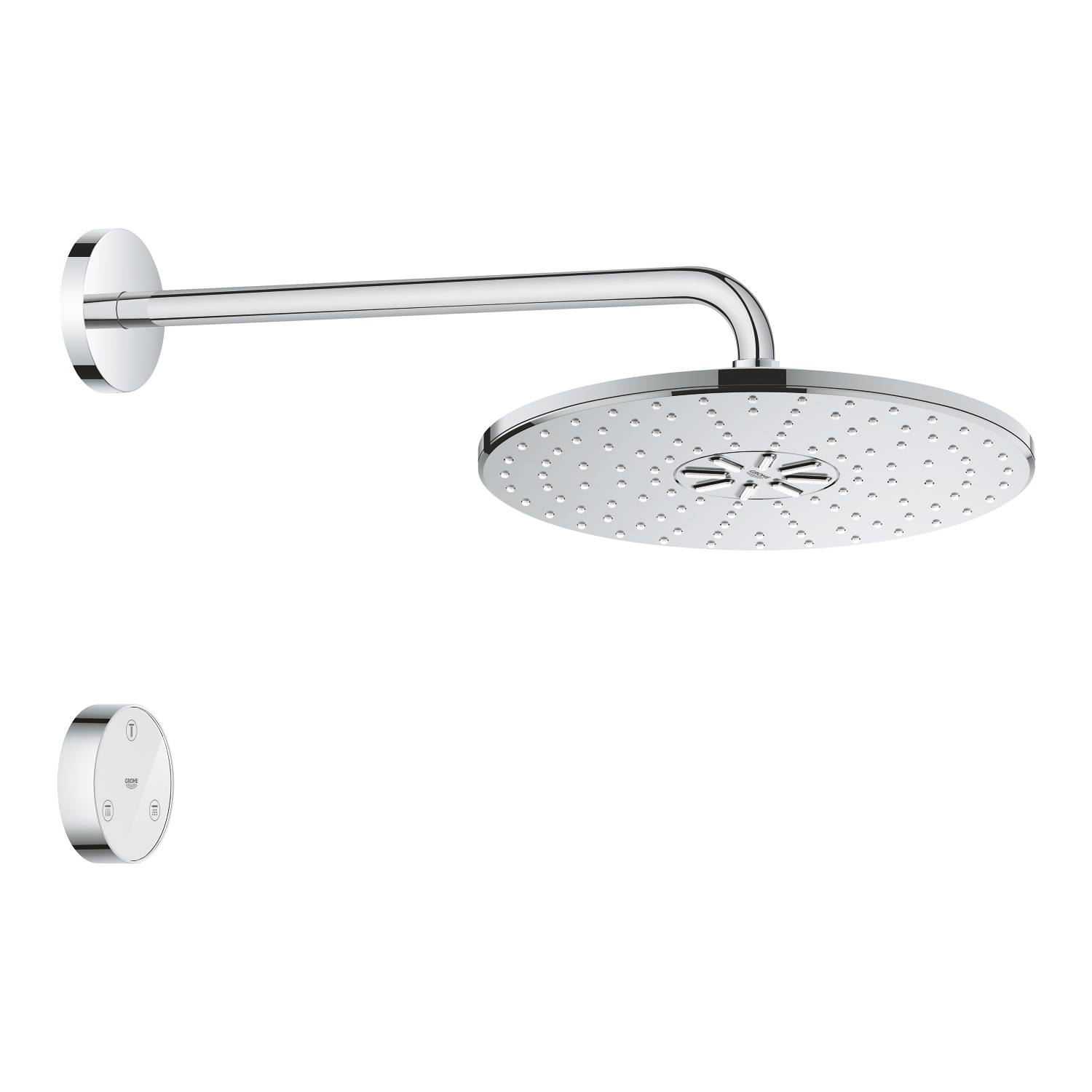 Верхний душ GROHE Rainshower 310 SmartConnect с душевым кронштейном, хром (26640000)