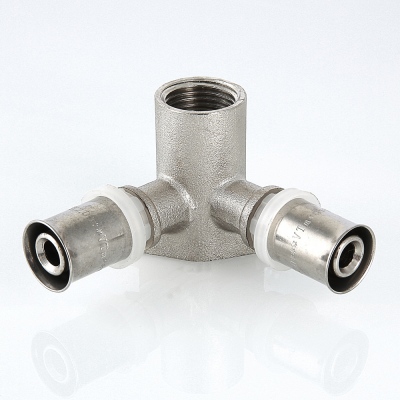 VTm.234.N.160416 Пресс-водорозетка проходная Valtec 16 мм х 1/2"  - Вид №10