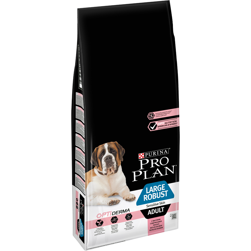 ПР0039629 Корм для собак для крупных пород с мощным телосложением и чувствительной кожей сух. 14кг Pro Plan 