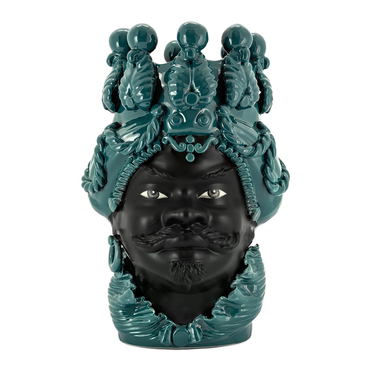 201083-BT ABHIKA ВАЗА MORO BIG MAN SIMPLY MAT BLACK MAT  - Вид №3