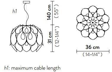 Slamp Светодиодная подвесная лампа Flora sun-id-1481983 - Вид №2