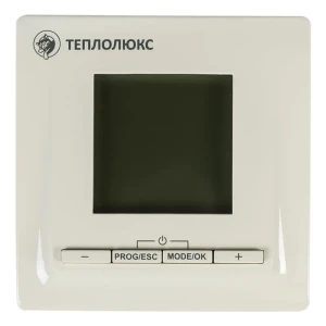 Терморегулятор для теплого пола Теплолюкс ТР 520 цифровой программируемый, 3500 Вт, цвет бежевый