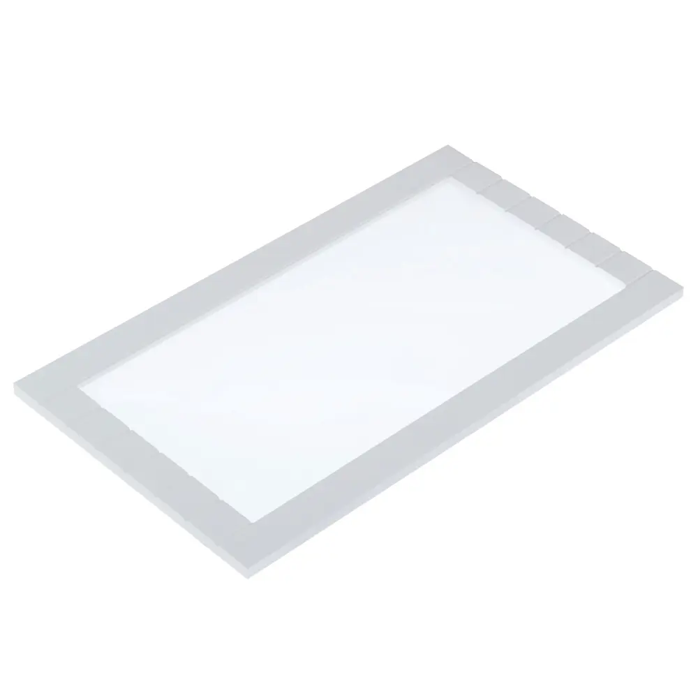 Витрина для шкафа Delinia «Фенс белый» 40x70 см, МДФ, цвет белый Фэнс белый STLM-2201254 - Вид №1