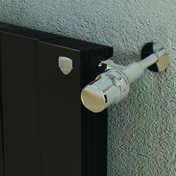 Радиатор биметаллический Royal Thermo PianoForte Noir Sable (черный)  - 8 секций sun-id-645995 - Вид №4