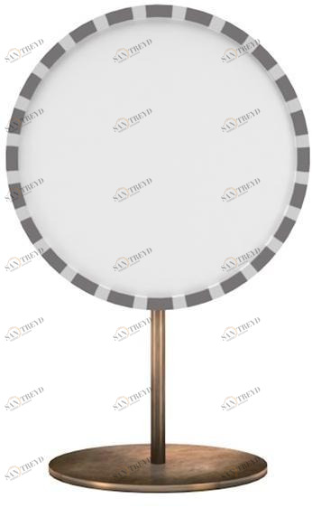 Scarlet Splendour Зеркало круглого стола Vanilla noir sun-id-1365047