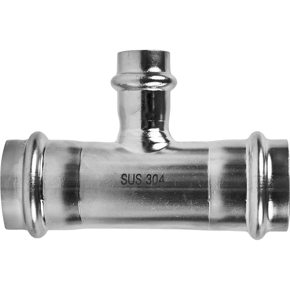 Тройник переходной Rommer 28x15x28 мм ВПр нержавеющая сталь STLM-2169013 - Вид №2