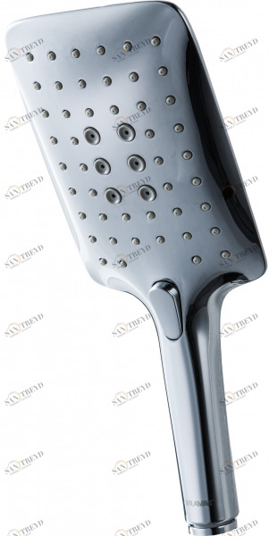 Душевая лейка с тремя режимами переключения SQUARE P70143CP-RUS bravat