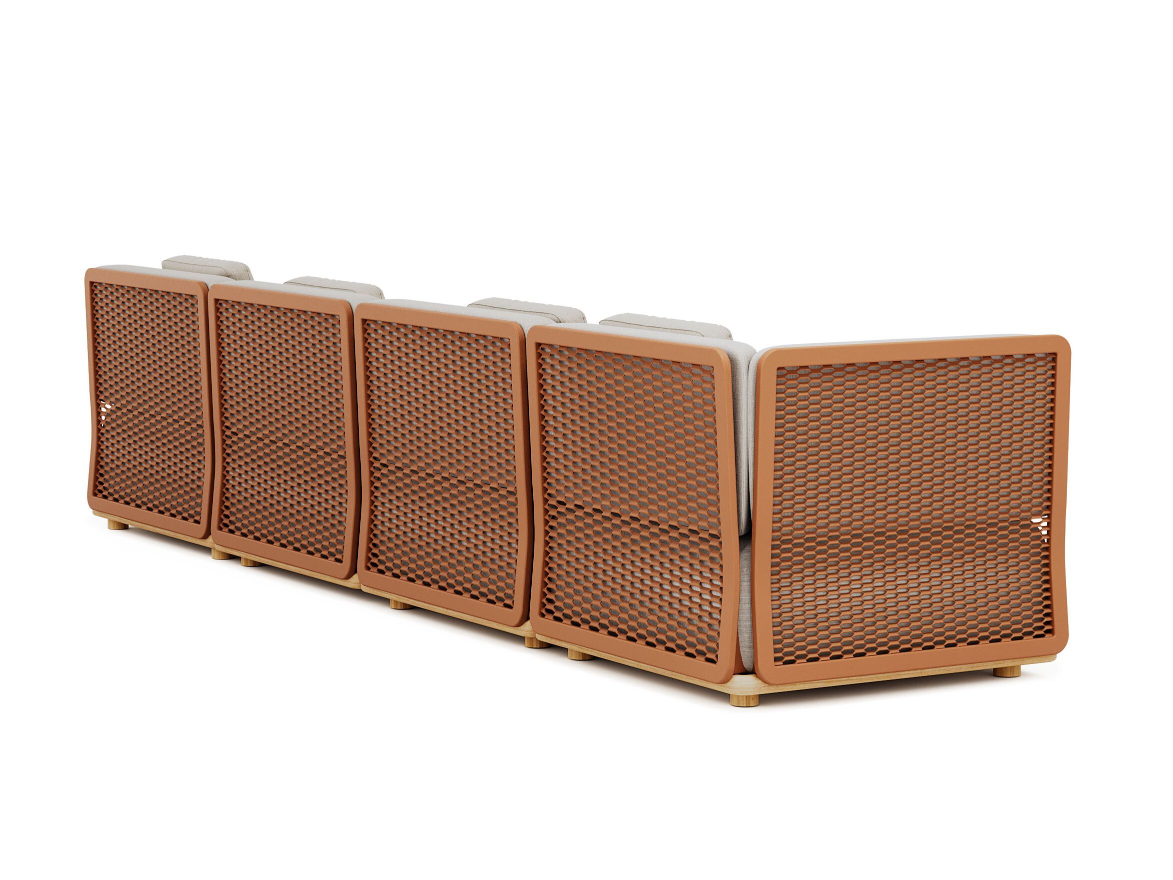 4-местный тканевый модульный садовый диван Atmosphera Switch ARCH-00023817 - Вид №16