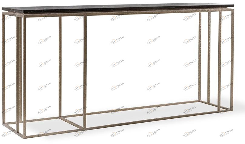 HESSENTIA | Cornelio Cappellini Консоль из мрамора и обработанной вручную латуни Lineup Santreyd sun-id-1515569