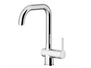Однорычажный кухонный смеситель с поворотным изливом