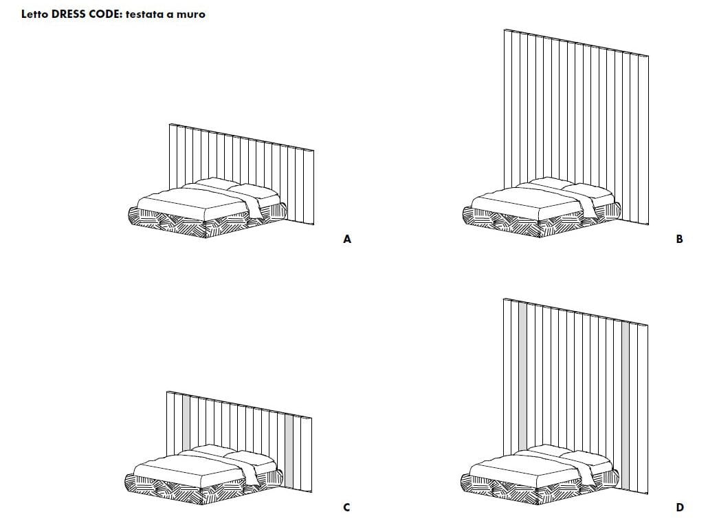 Двуспальная мягкая кровать из ткани Olivieri дресс-код ARCH-00076369 - Вид №33
