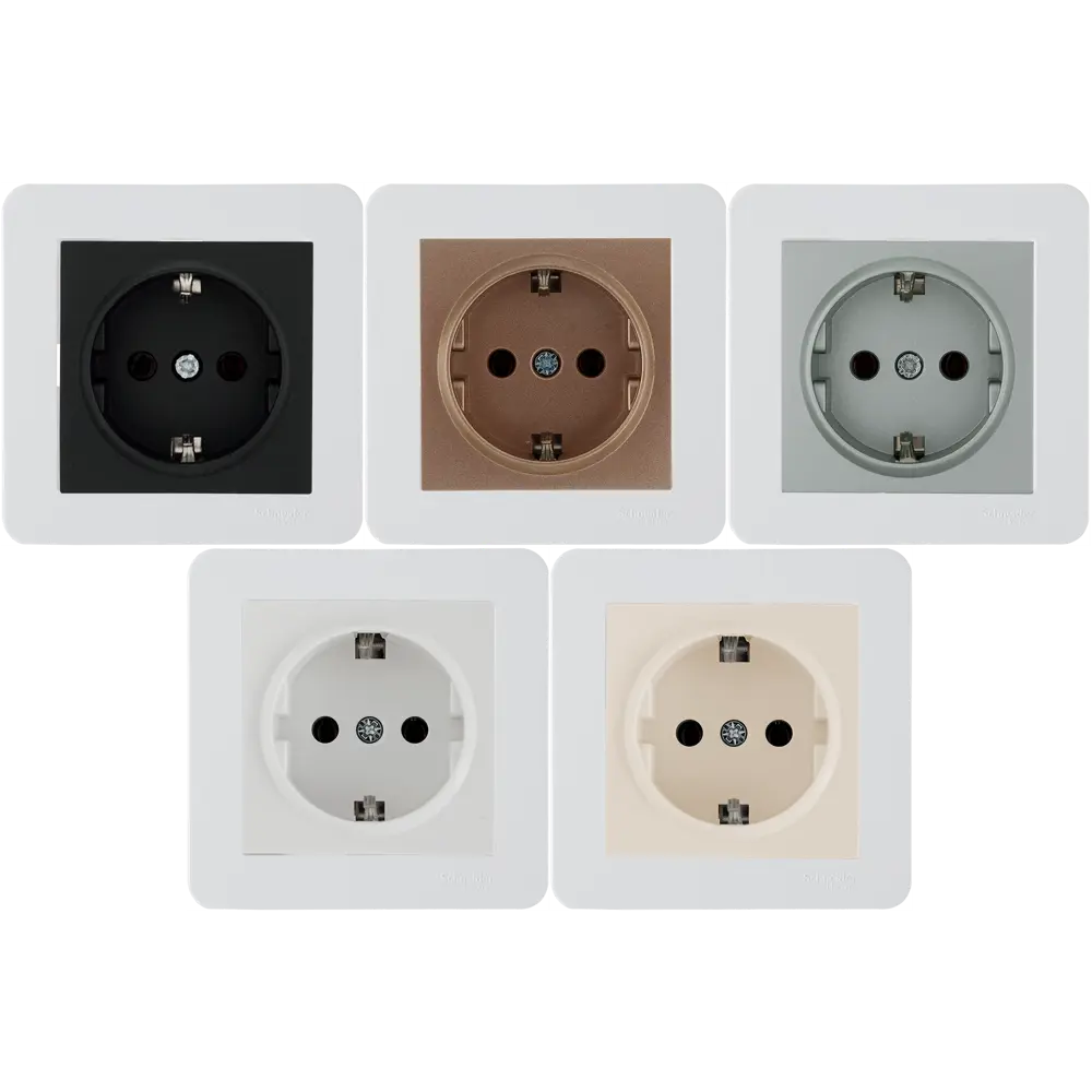 Рамка SYSTEME ELECTRIC W59 Deco для 4 розеток - белая защита 82593339 STLM-0030832 - Вид №1
