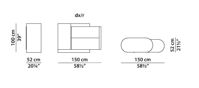 Кожаный шкаф Baxter Blend ARCH-00103123 - Вид №5