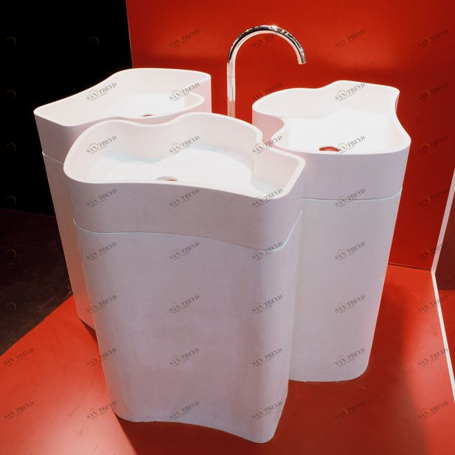 45751 Накладная раковина на столешницу  прямоугольная Rapsel 