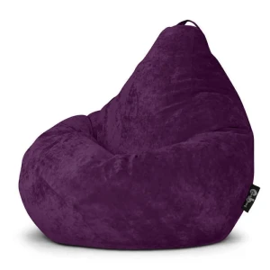 91470685 Кресло-мешок Goodpoof 5XL 110x150x110 см вельвет цвет черный STLM-1418778