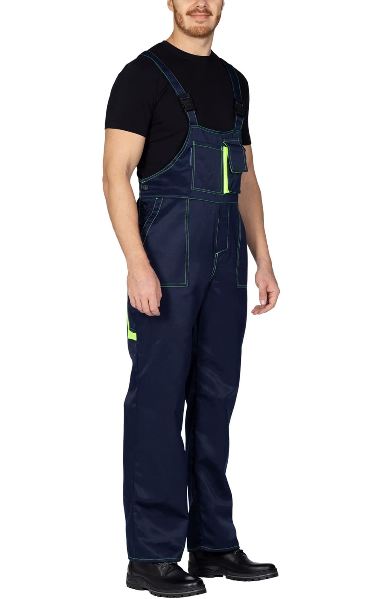 63853 Костюм "Коммунальщик" темно-синий с лимонным  Летняя спецодежда  размер 56-58/182-188  - Вид №12