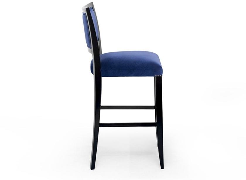 Mytto Высокий бархатный табурет с подставкой для ног Larforma sun-id-1367798 - Вид №2