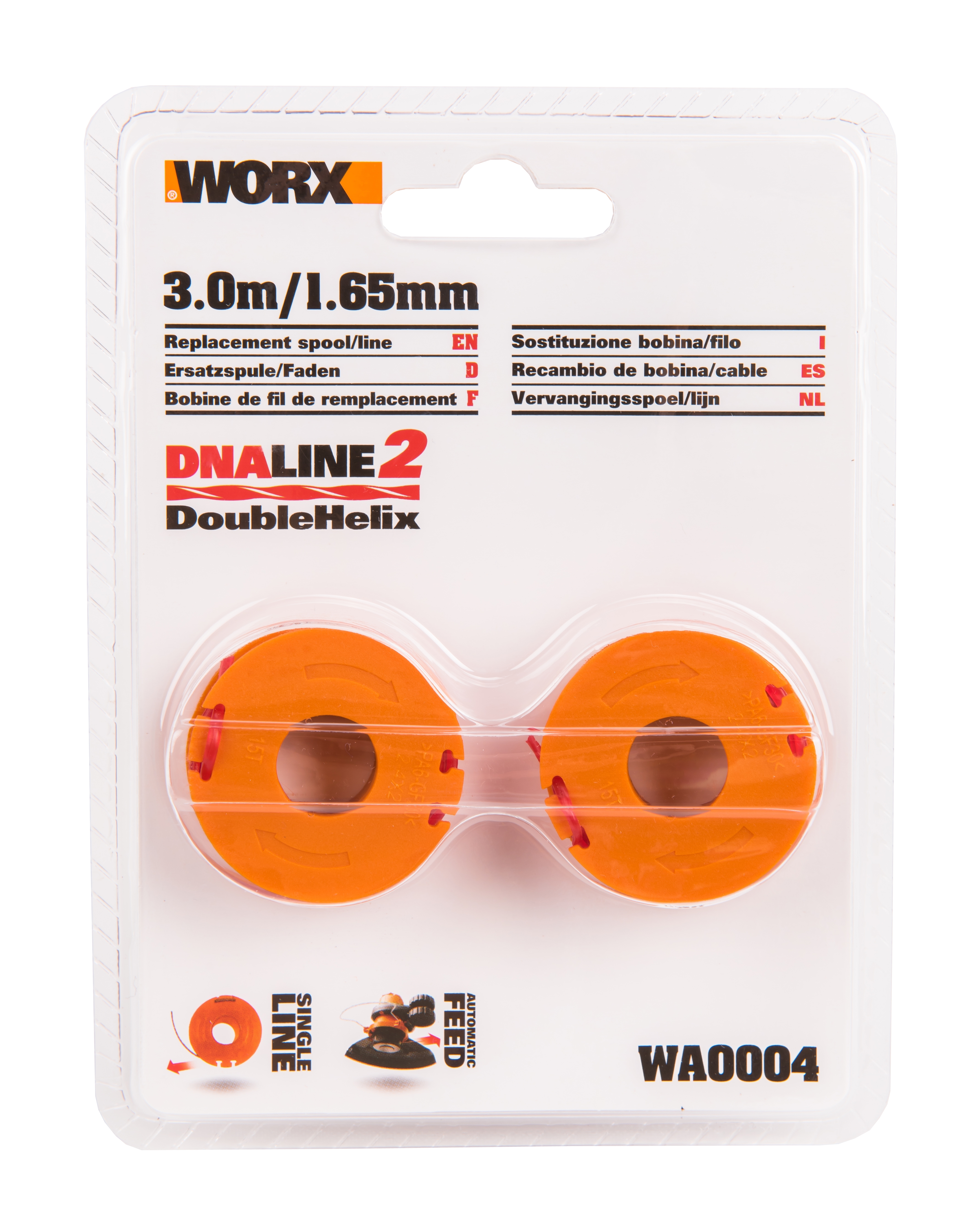 82053967 Катушка для триммера WA004, 2 шт. STLM-0018379 WORX  - Вид №1