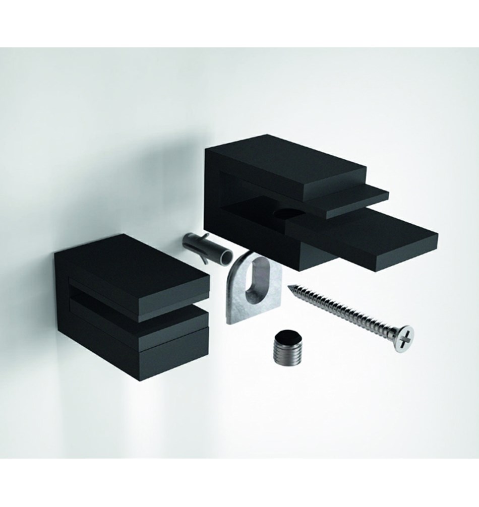 FROST Полкодержатель 4 » 2 шт. чернить цинк / латунь Черный Q300403775  - Вид №3