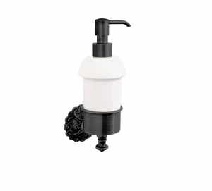 Gentry Home Настенный керамический подстаканник Ivy Темный никель GH100463